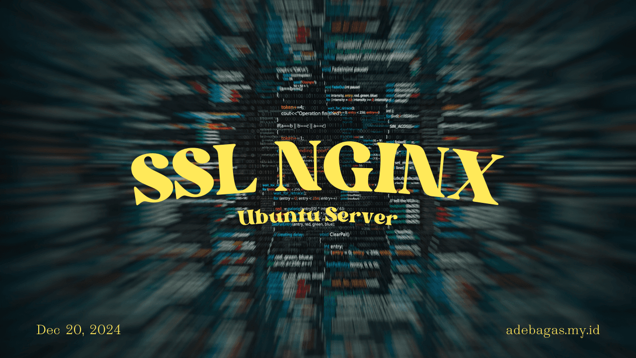 Menerapkan SSL pada Nginx di Ubuntu Server